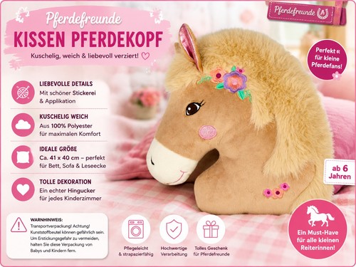 Kissen pferdekopf - kissen,