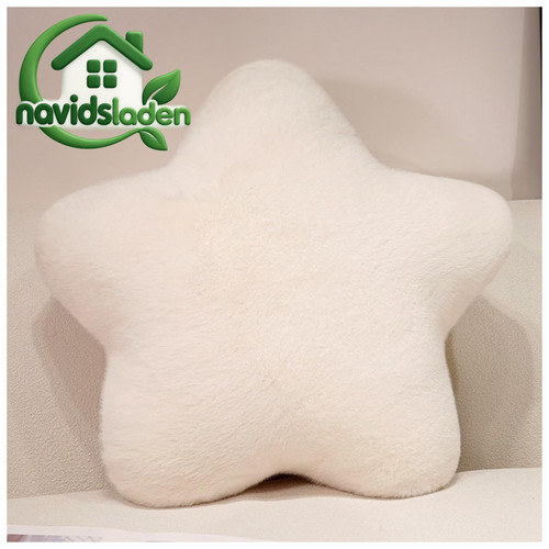 Kuschelkissen sternform weiß - kuschelkissen,