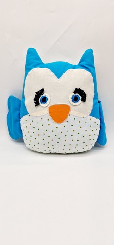 Blaues eulen kuscheltier - blaues, |