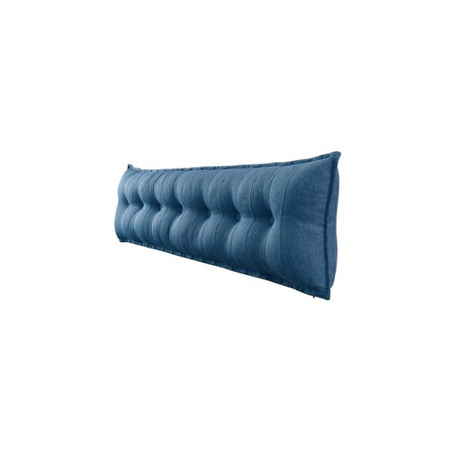 Dekokissen blaues leinen 180 - dekokissen,